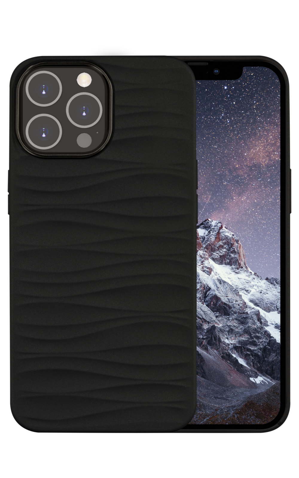 dbramante1928 Dune - Back cover for mobile phone - 100% recycled plastic - black - for Apple iPhone 14 Pro Max