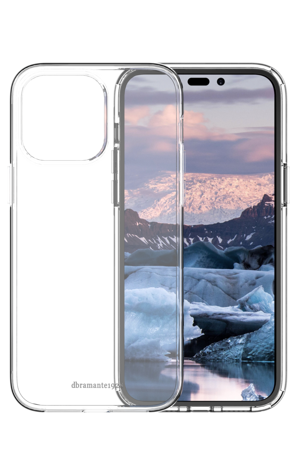 dbramante1928 Iceland Pro - Back cover for mobile phone - snap-on - 100% recycled plastic - clear - for Apple iPhone 14 Pro Max