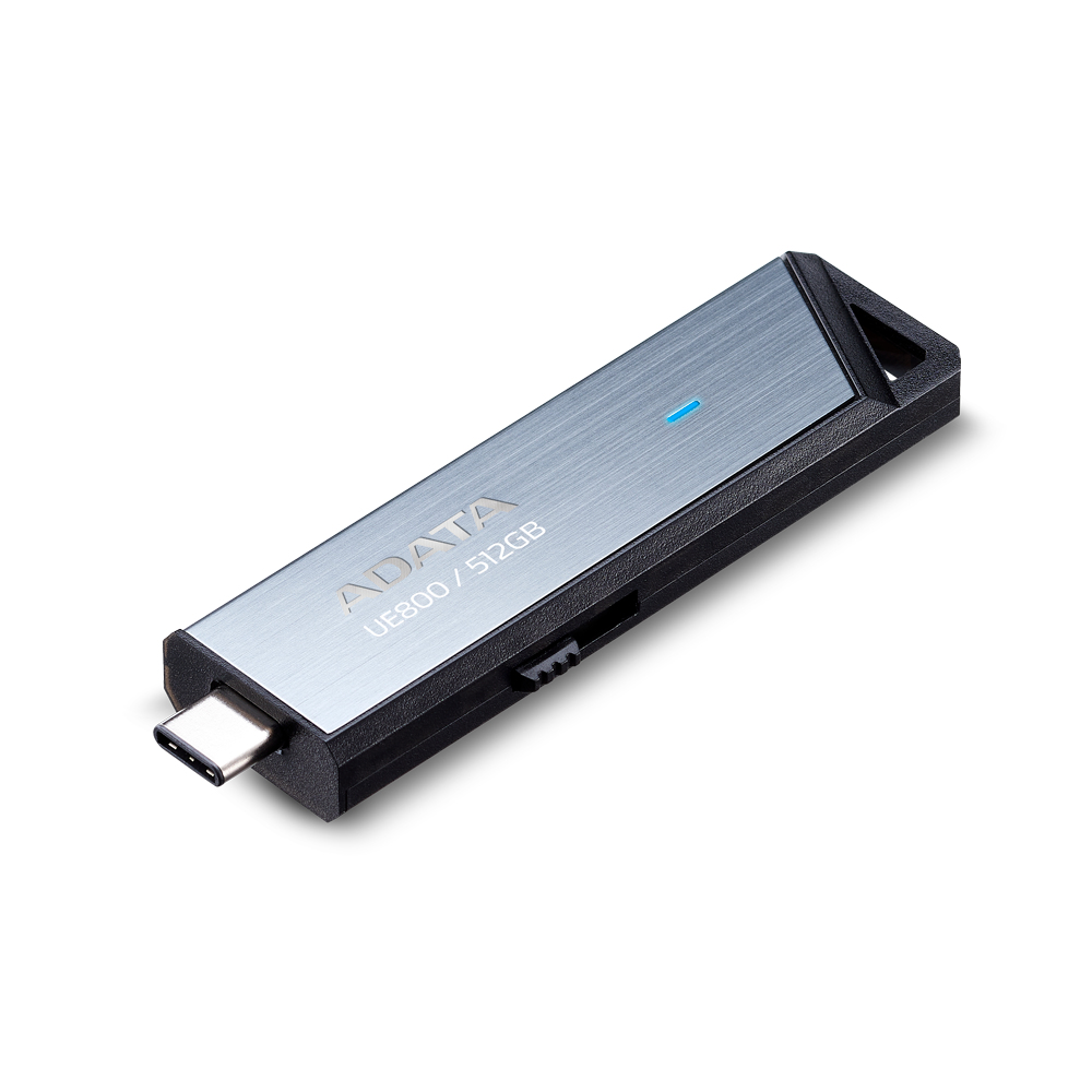 Memoria USB ADATA ELITE UE800 - 512GB - USB-C - Plata - AELI-UE800-512G-CSG Memoria USB ADATA ELITE UE800 - 512GB - USB-C - Plata - AELI-UE800-512G-CSG