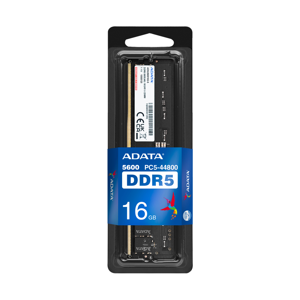 Memoria RAM ADATA AD5U560016G-S - DDR5 - 16GB - 5600MHz - UDIMM - para PC - AD5U560016G-S Memoria RAM ADATA AD5U560016G-S - DDR5 - 16GB - 5600MHz - UDIMM - para PC - AD5U560016G-S