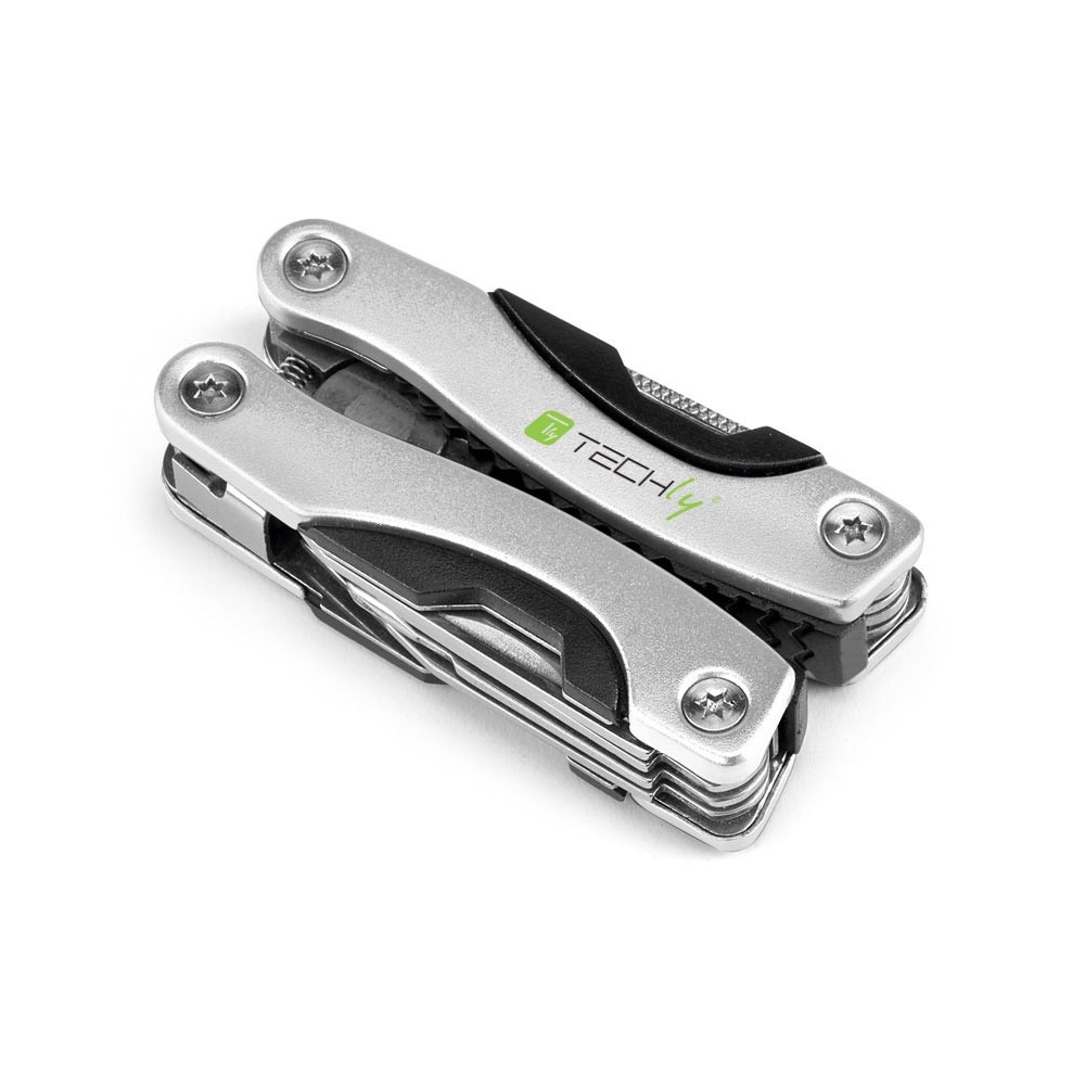 صورة Techly I-TLY-PINZA متعدد الأدوات فضي ألومنيوم، فولاذ مقاوم للصدأ