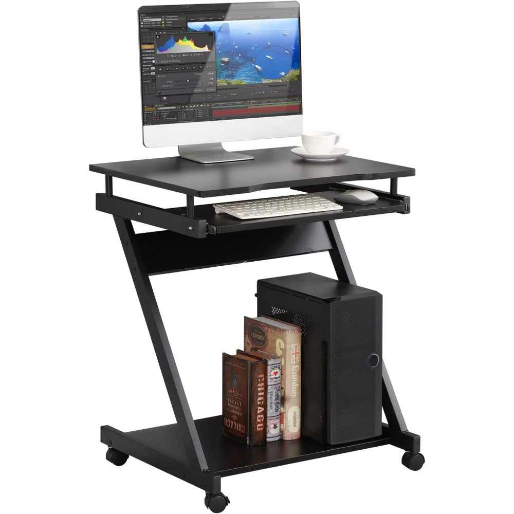 Techly ICA-TB 935B scrivania per computer Nero