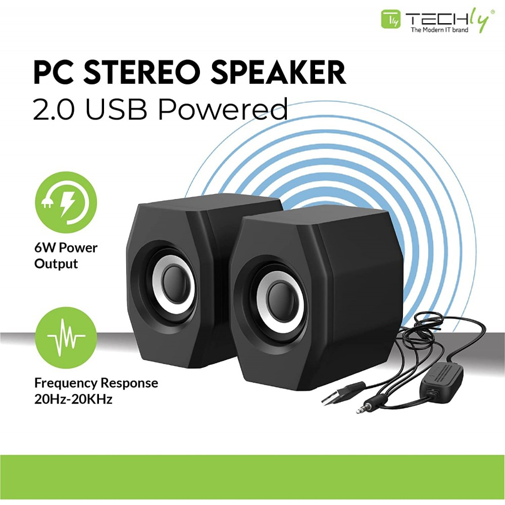 Techly ICC SP-320STY loudspeaker Black 6 W image 23