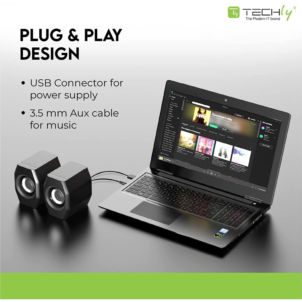 Techly ICC SP-320STY loudspeaker Black 6 W image 24