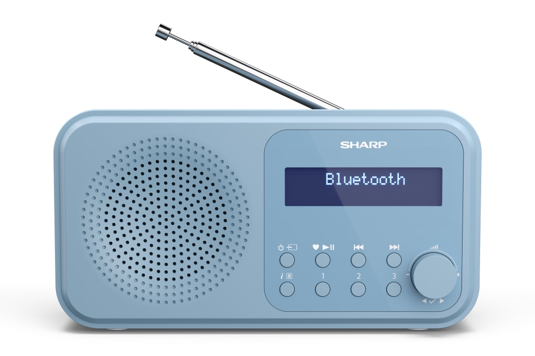 Sharp DR -P420 - Portable - Digital - DAB - DAB+ - FM - Ricerca automatica - Tuning automatico - 2 W - AAC (DR -P420BL)