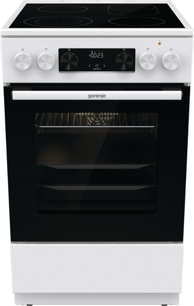 Gorenje GECS5C70WA Freestanding cooker Electric Coil hob White