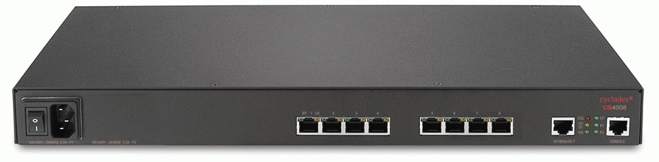 Vertiv Cyclades CS 8-port console server, AC Power – image 2