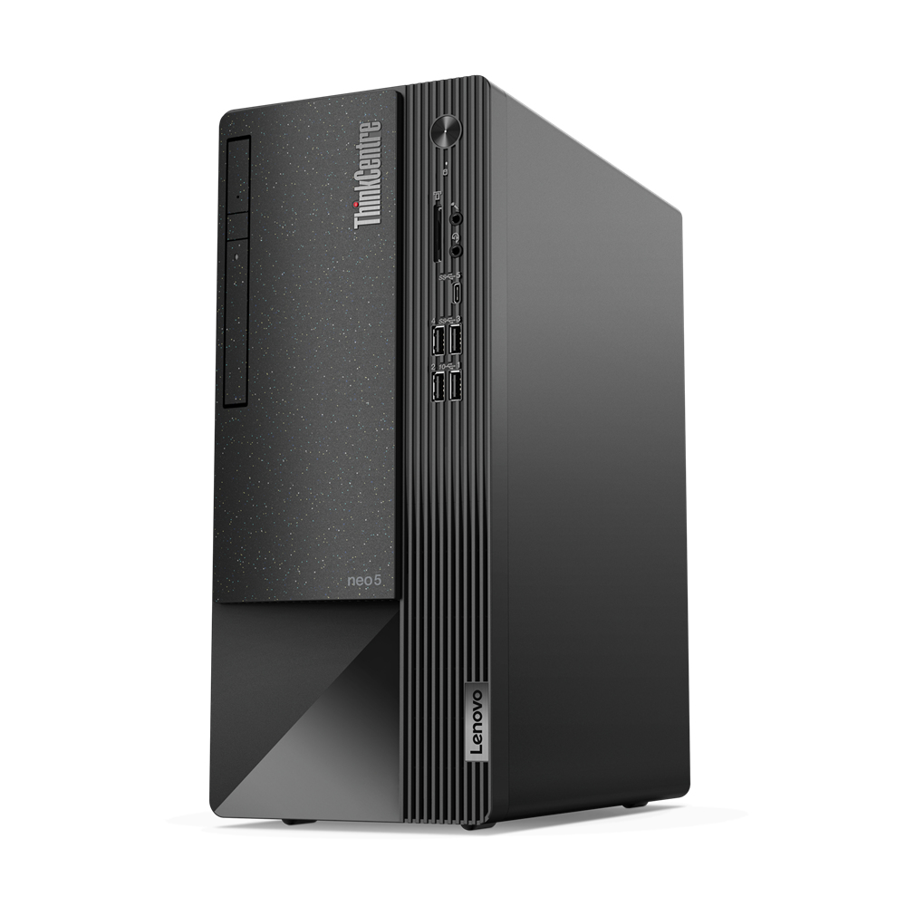 Lenovo ThinkCentre neo 50t Intel® Core™ i3 i3-12100 8 GB DDR4-SDRAM 256 GB SSD Windows 11 Pro Tower PC Black, Grey image 2