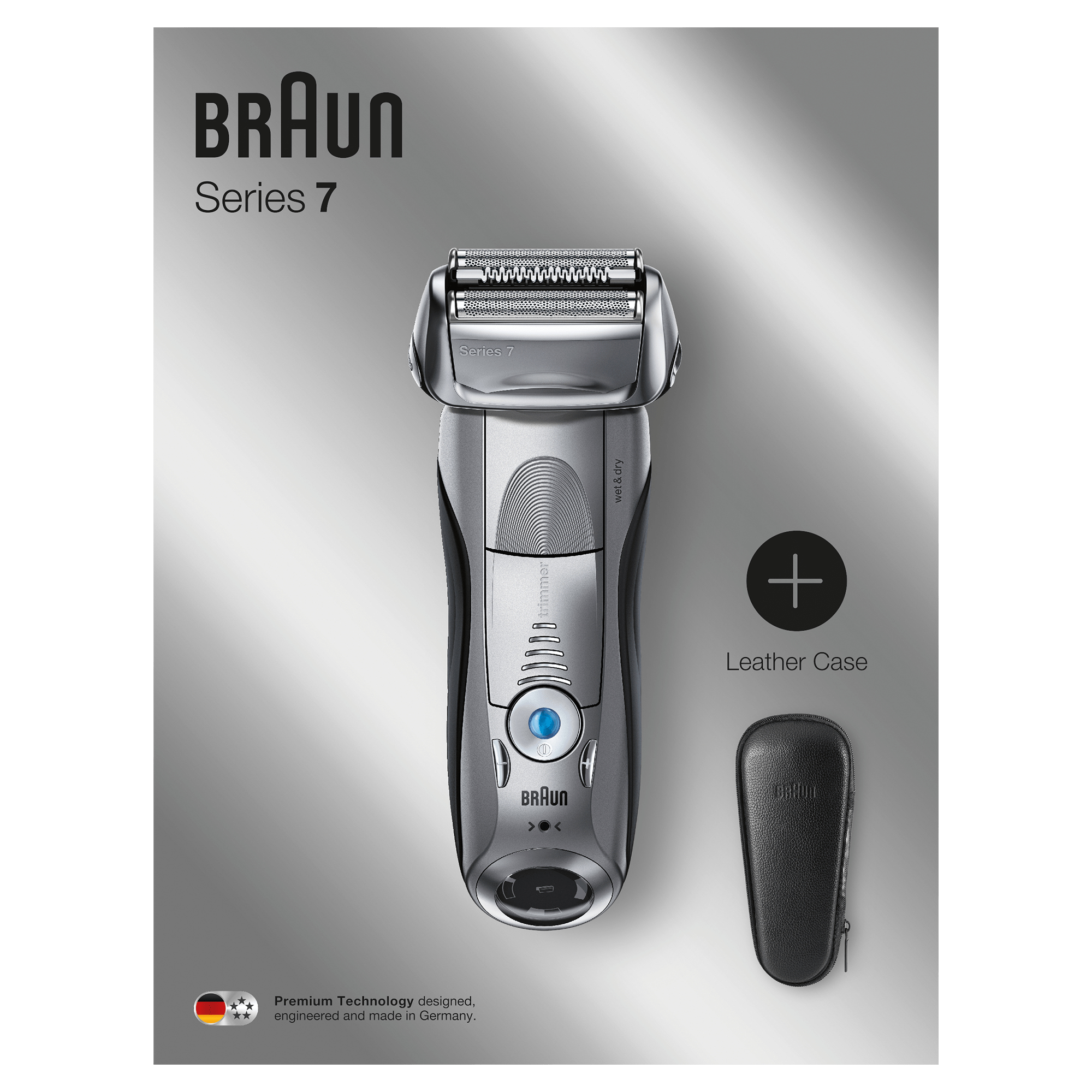 Braun 81645068 men's shaver Foil shaver Trimmer Black, Grey