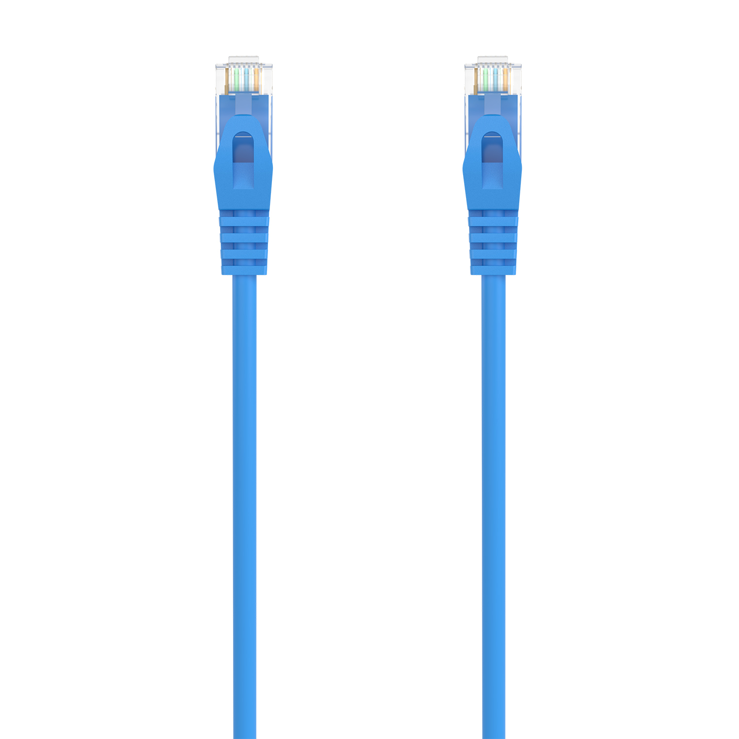 AISENS Cable de Red Latiguillo RJ45 LSZH Cat.6A 500 Mhz UTP AWG24, Azul, 25CM