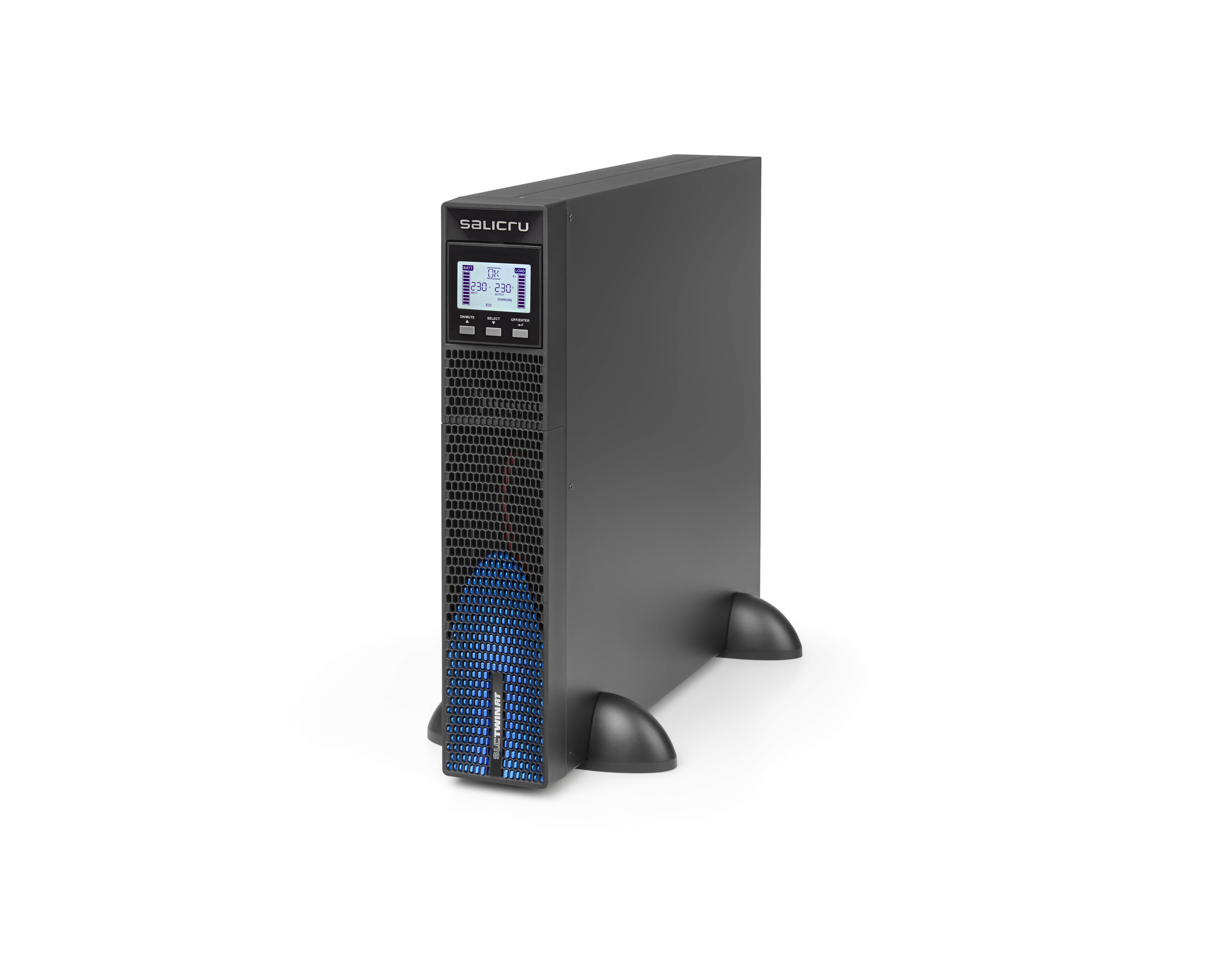 Salicru 698LA000001 strömskydd (UPS) Dubbelkonvertering (Online) 1 kVA 900 W 8 AC-utgångar