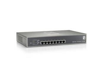 LevelOne 4 FE PoE-Plus + 4 FE Switch, 61.6W – image 2