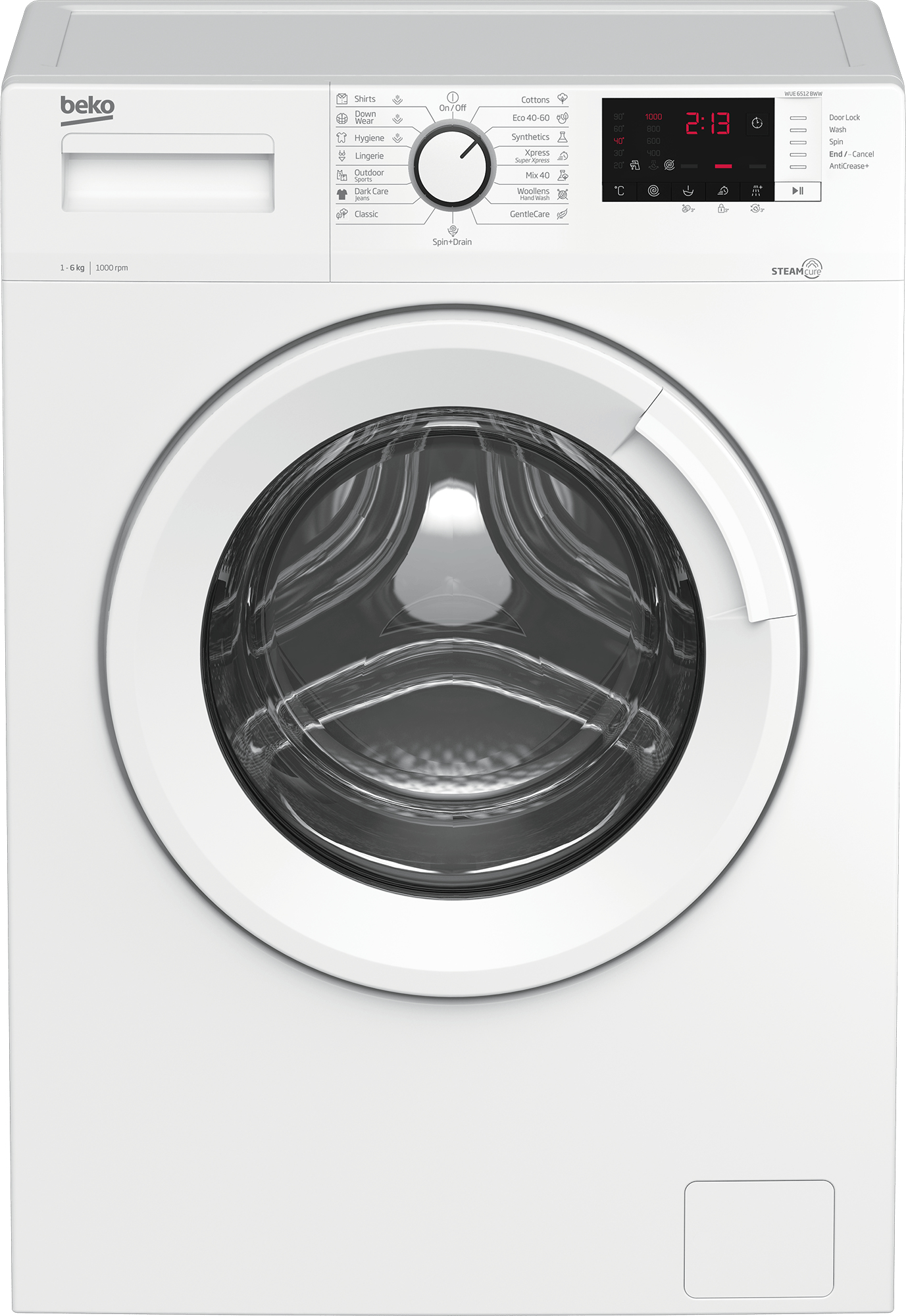 Beko WUE 6512 BWW — vue 1 sur 8