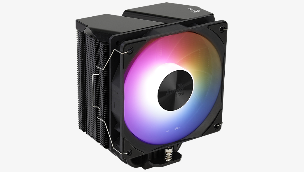 Disipador AeroCool Rime 4 - 4-Pines - 1800 RPM - RGB - Negro - RIME 4 Disipador AeroCool Rime 4 - 4-Pines - 1800 RPM - RGB - Negro - RIME 4