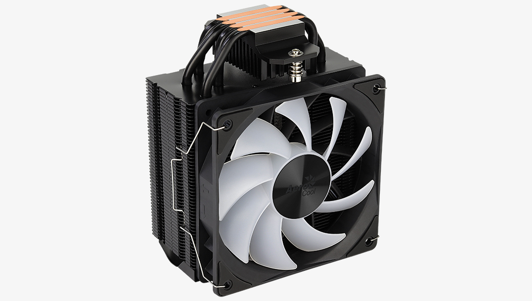 Disipador AeroCool Rime 4 - 4-Pines - 1800 RPM - RGB - Negro - RIME 4 Disipador AeroCool Rime 4 - 4-Pines - 1800 RPM - RGB - Negro - RIME 4