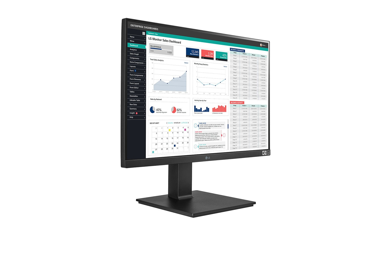 LG 24BQ55WY-B computer monitor 61 cm (24″) 1920 x 1080 pixels Full HD Black image 4