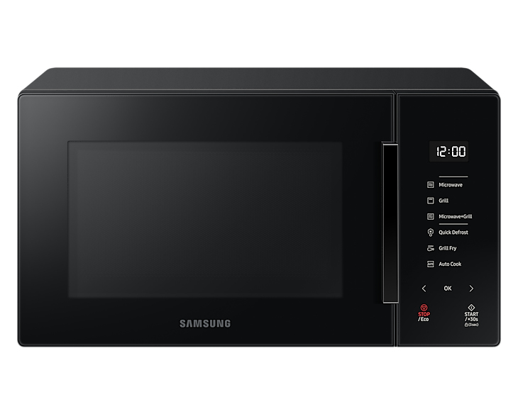 Samsung MG23T5018CK/BA forno a microonde Nero Microonde con grill Superficie piana 23 L 800 W