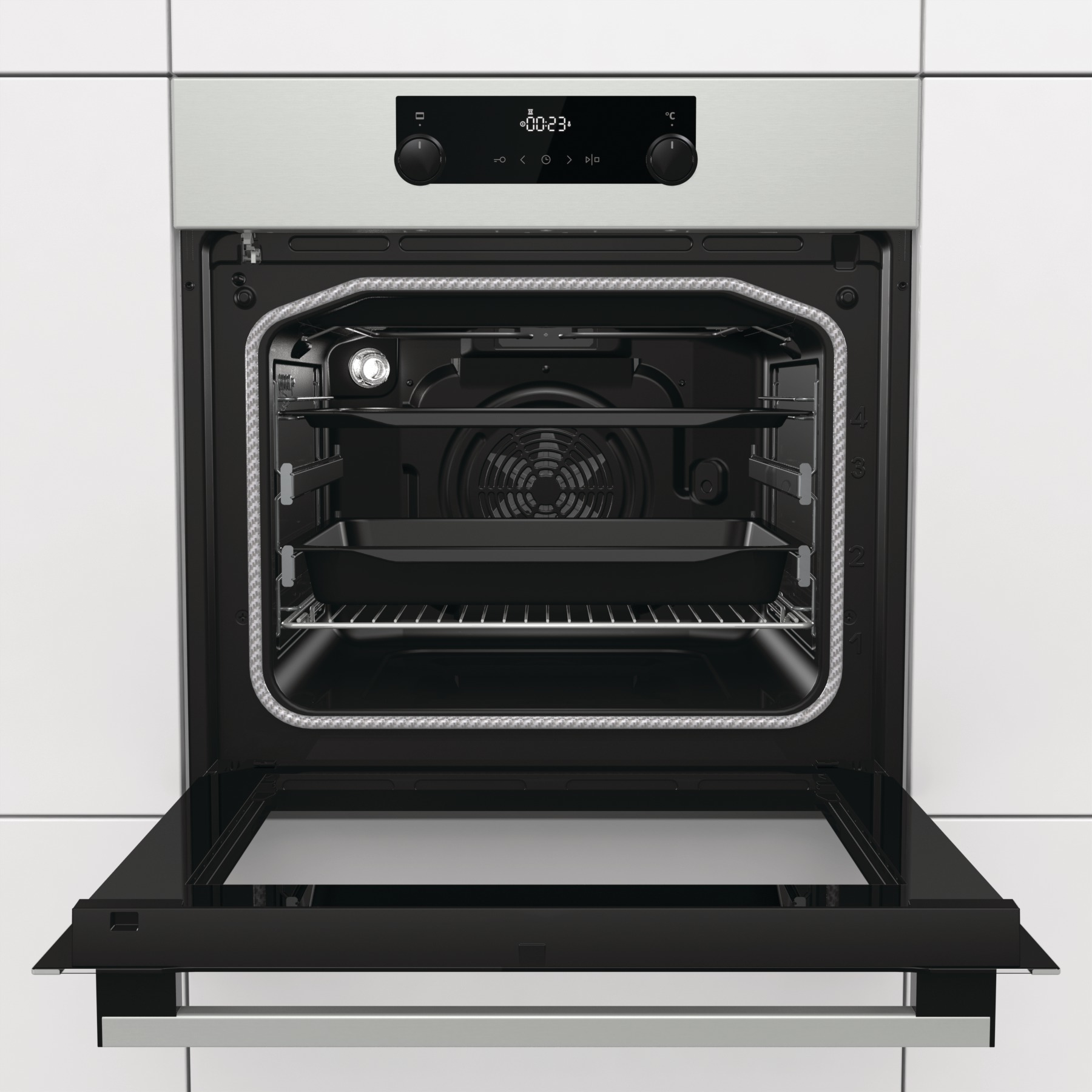 Gorenje BOP637E301X 63 L Black, Stainless steel – image 2