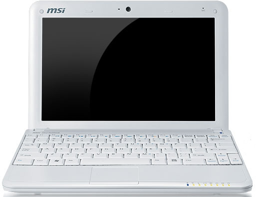 MSI Wind U100-068UK Intel Pentium Mobile N270 Netbook – image 1