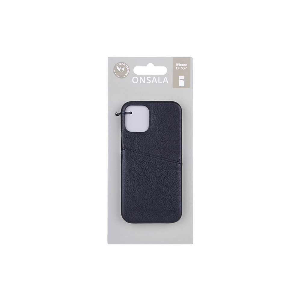 Onsala Mobile Cover Black with Cardpocket iPhone 12 – image 2