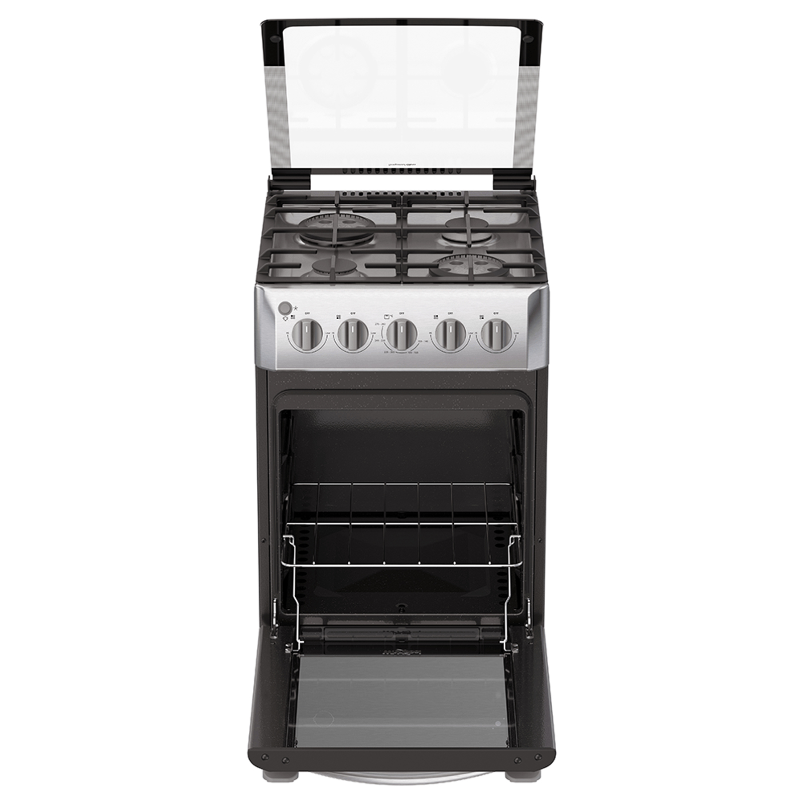 Whirlpool WWR7000S stove Freestanding Natural gas Silver – image 6
