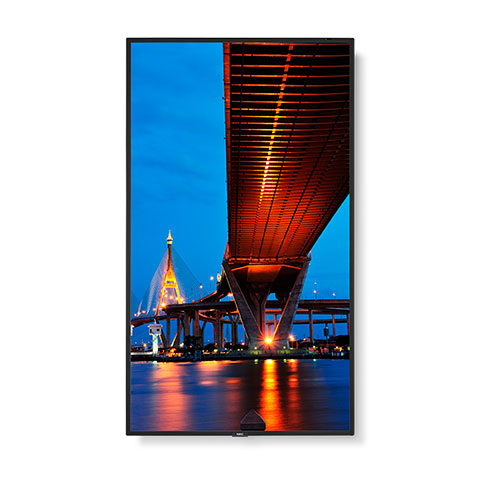 NEC MultiSync M651-2 Digital Signage Display 65" 4K UHD 500 cd/m² 24/7 Schwarz