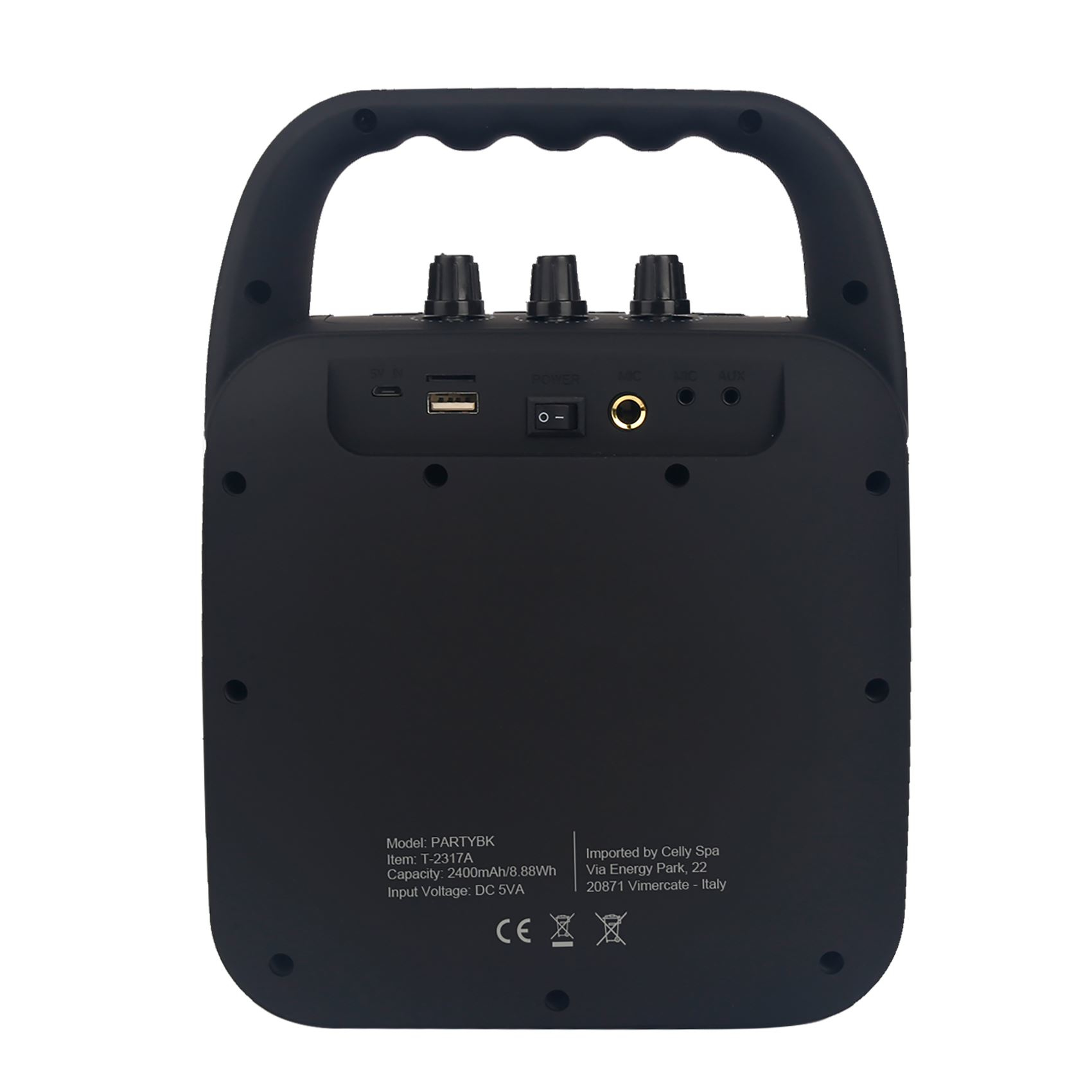Celly PARTYBK portable/party speaker Mono portable speaker Black – image 2