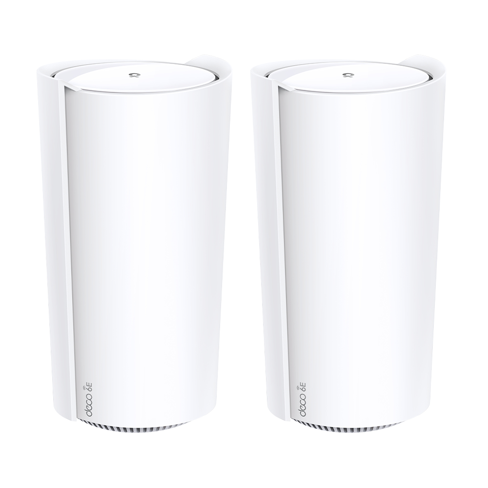 TP-Link Deco XE2002-pack Tri-band 24 GHz/5 GHz/6 GHz Wi-Fi 6E 802.11ax Bianco 1 Interno (TP-Link Deco XE200 V1 - Wi-Fi system -