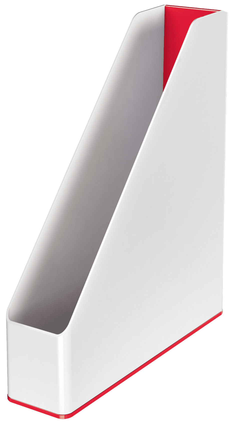 Leitz WOW caja archivador Rojo, Blanco Plástico