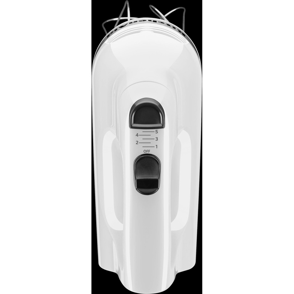 صورة خلاط يدوي KitchenAid 5KHM5110BWH - 85 واط، أبيض