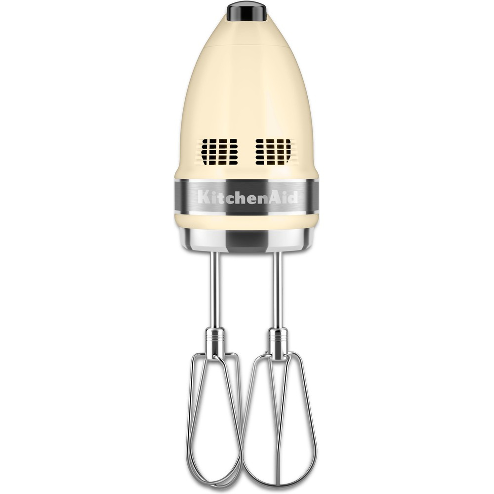 صورة خلاط يدوي KitchenAid 5KHM7210BAC - 85 واط، 7 سرعات، لوز/كريم