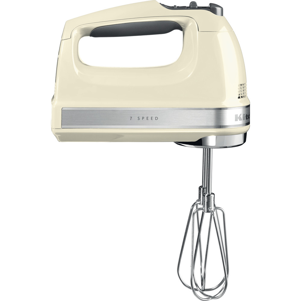 خلاط يدوي KitchenAid 5KHM7210BAC - 85 واط، 7 سرعات، لوز/كريم