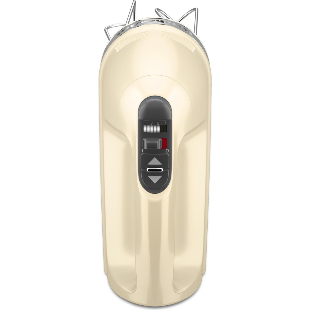 صورة خلاط يدوي KitchenAid 5KHM7210BAC - 85 واط، 7 سرعات، لوز/كريم