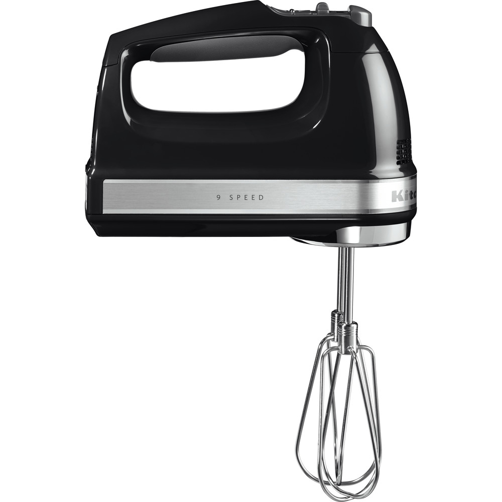 خلاط يدوي KitchenAid 5KHM9212BOB - 9 سرعات، 1300 دورة في الدقيقة، 85 واط، أسود