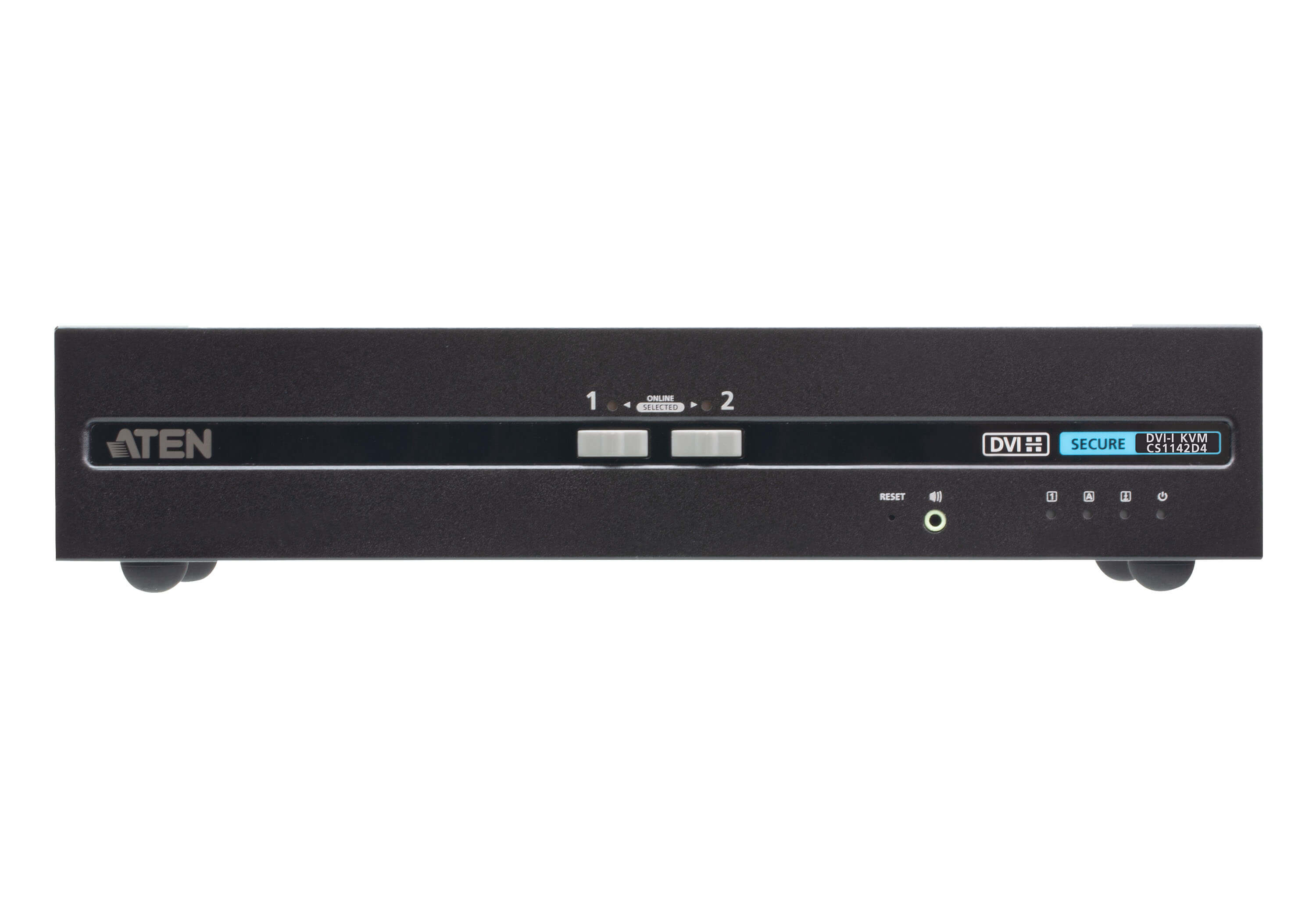ATEN TECHNOLOGIES CS1142D4 KVM switch Rack mounting Black