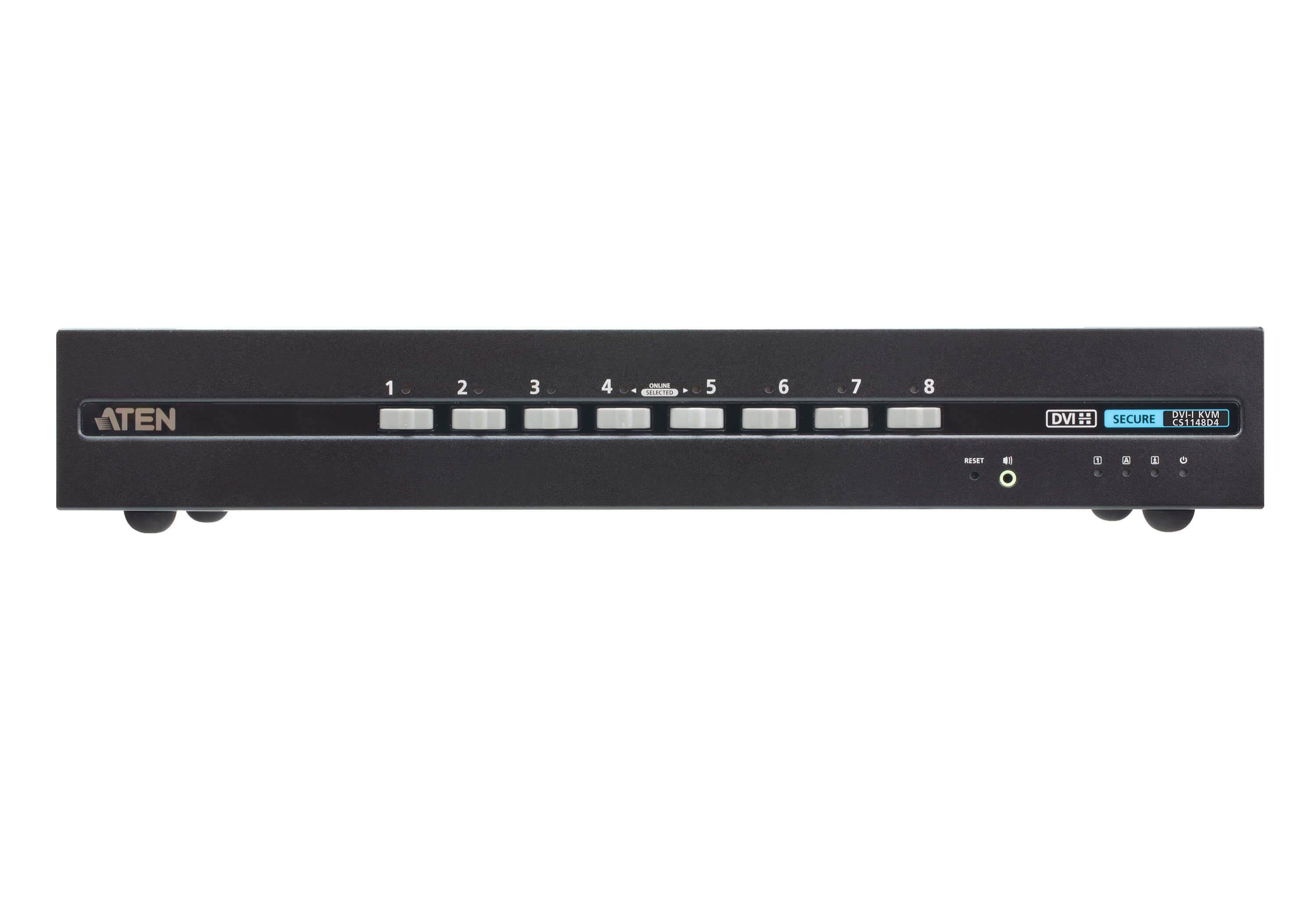 ATEN TECHNOLOGIES CS1148D4 KVM switch Rack mounting Black