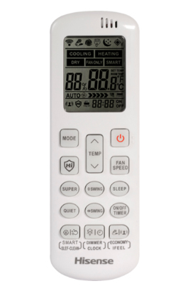 صورة مكيف هواء Hisense KB50XS1EG عبر الجدار 18000 BTU/ساعة 220-240 فولت أبيض
