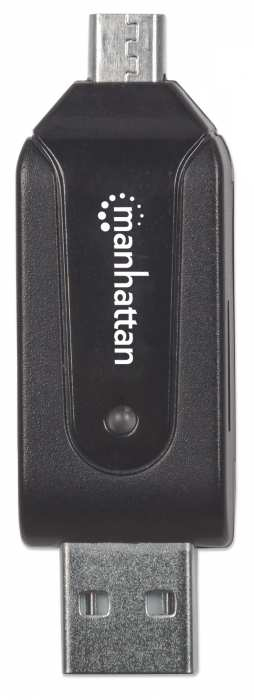 Manhattan 406215 card reader USB/Micro-USB Black – image 3