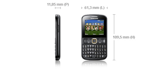 Samsung Ch@t 222 5.59 cm (2.2") 92 g Black – image 5