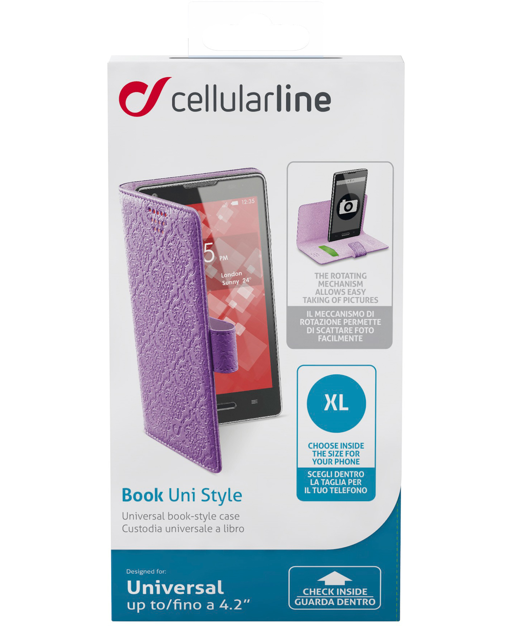 Cellularline Book Uni Style - Smartphones up to 4.2” – image 4