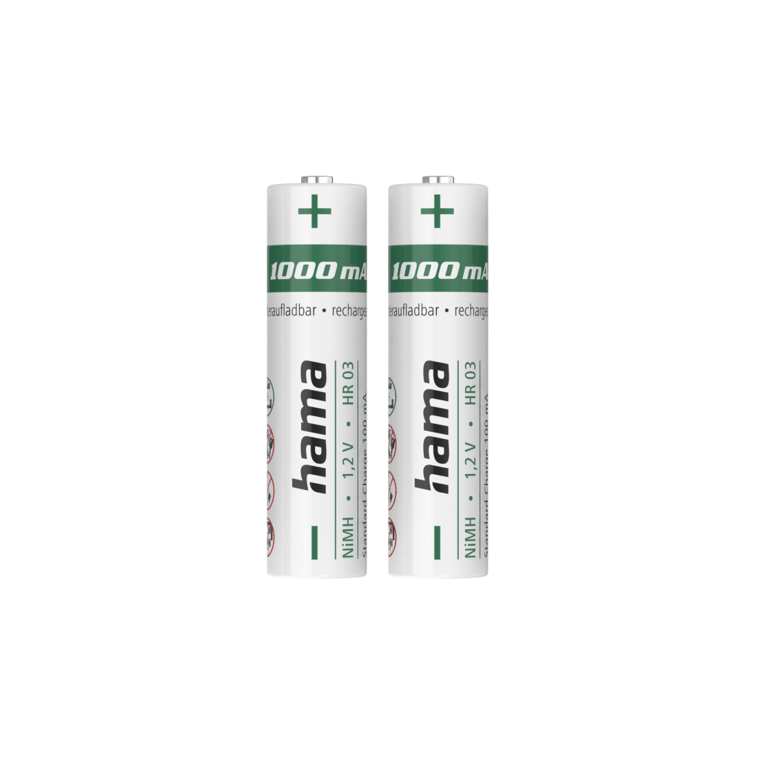 NIMH RECHARGABLE BATTERIES AAA MICRO