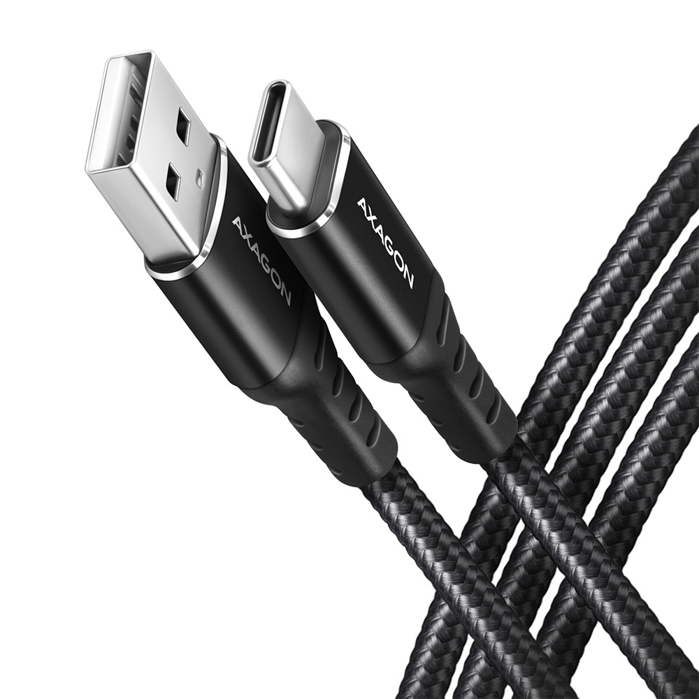 Axagon BUCM-AM10AB cavo USB USB 2.0 1 m USB A USB C Nero