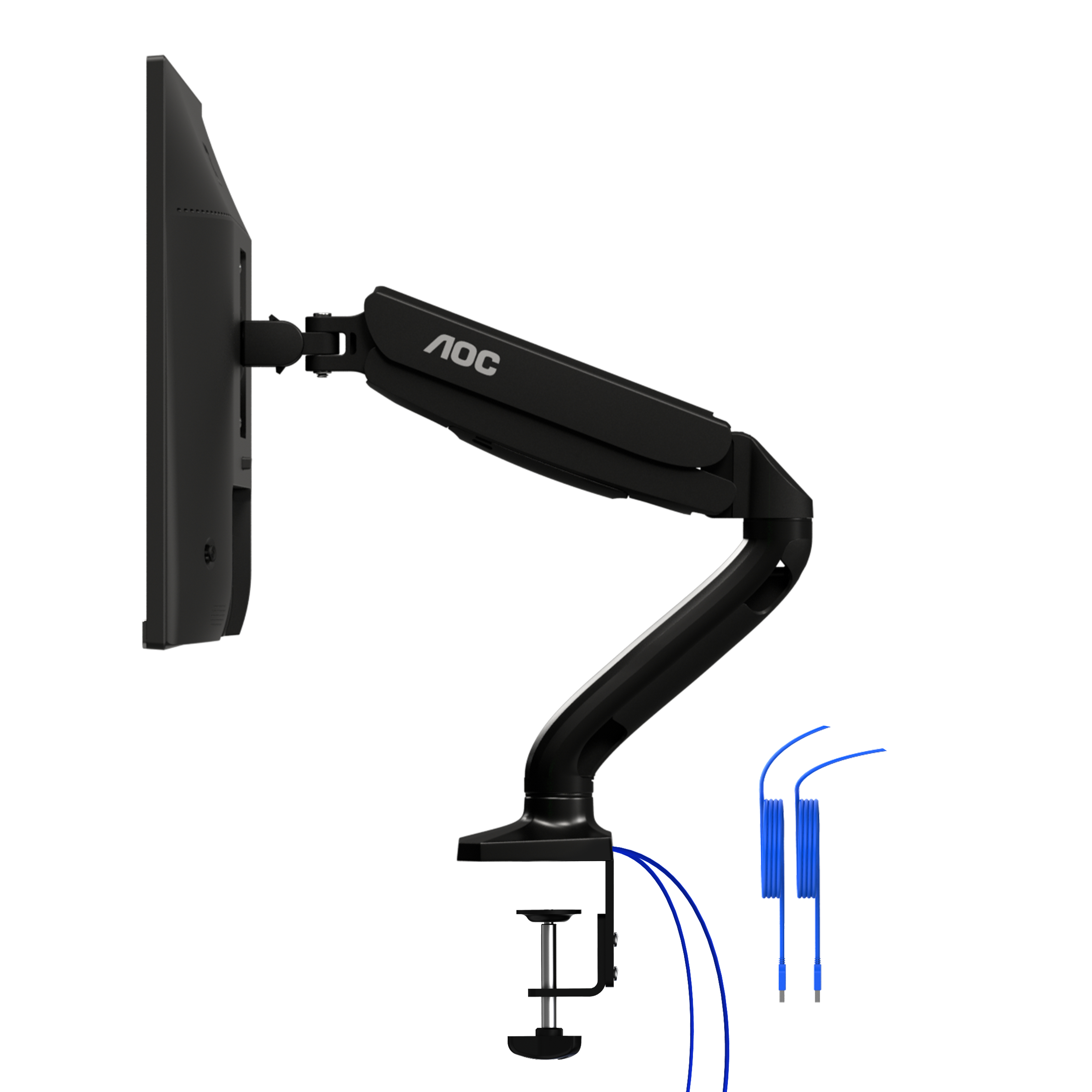 AOC AS110DX monitor mount / stand 81.3 cm (32") Desk Black