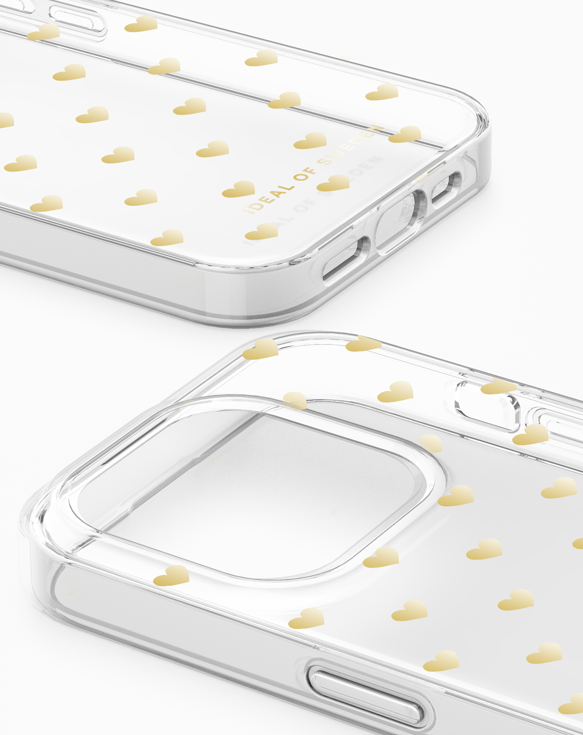 iDeal of Sweden Clear Case iPhone 15 Pro Golden Hearts – image 2