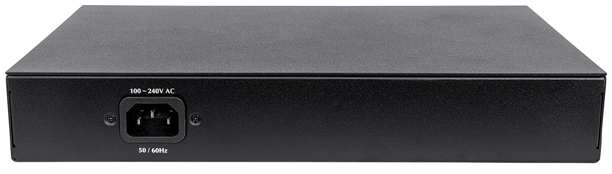 Intellinet 8-Port Gigabit Ethernet PoE+ Switch, 8 x PoE ports, IEEE 802.3at/af Power-over-Ethernet (PoE+/PoE), Endspan, Desktop (UK power cord) – image 4