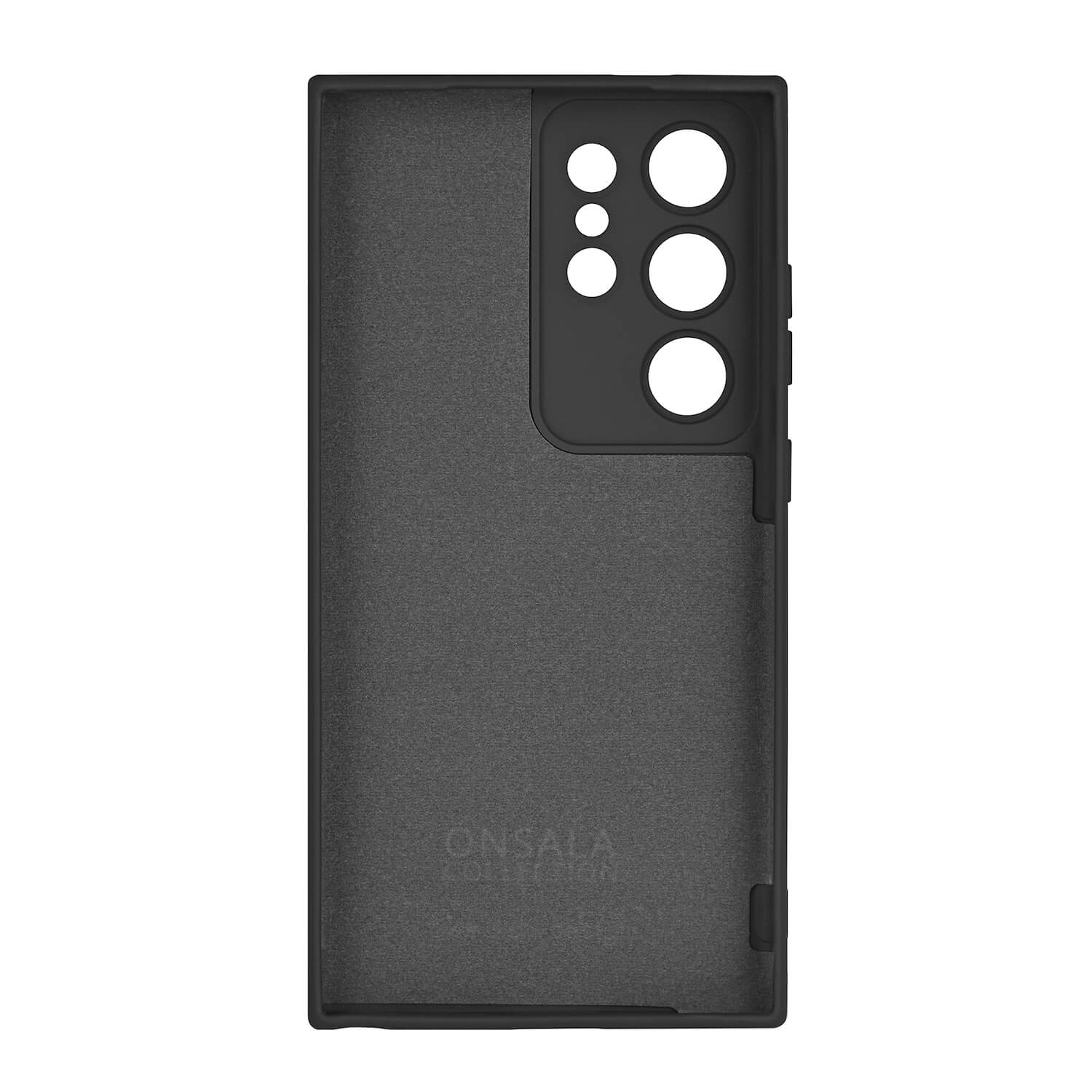Onsala Phone Case with Silicone Feel Black - Samsung S24 Ultra – image 3