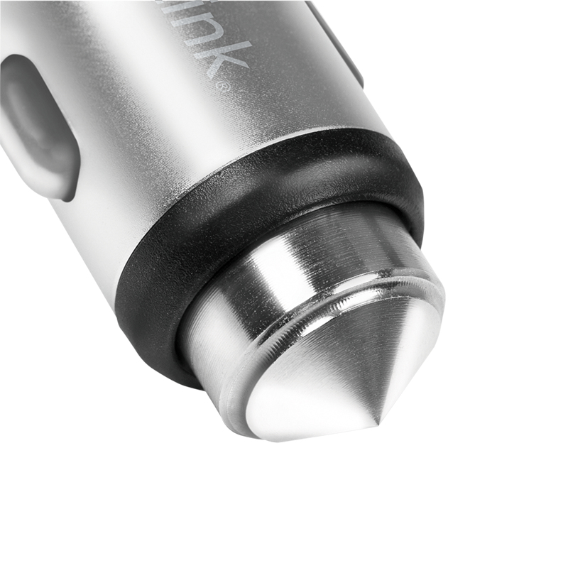 LogiLink USB car charger with integrated emergency hammer – image 5