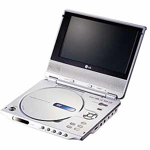 LG DVD-LCD Portable Player DP-9821 silver