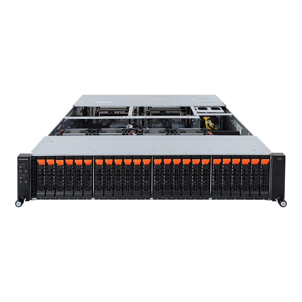GIGABYTE S260-NF0 Rack (2U) Black, Grey – image 2