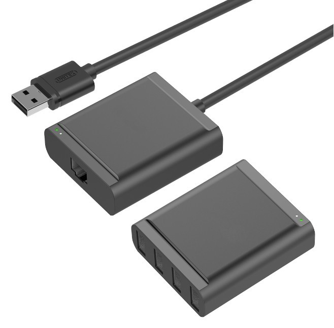 Techly IUSB-EXTEND604 interface hub USB 2.0 480 Mbit/s Black – image 2